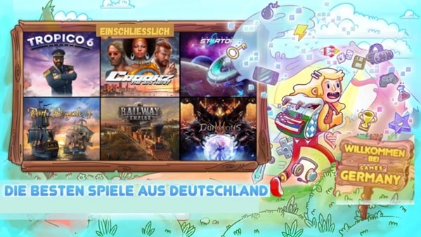 Games Germany startet Steam news item